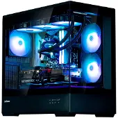 Zalman P30, Mini Tower, PC, Schwarz, Mini-ATX, Kunststoff, Stahl, Gehärtetes Glas, Gaming