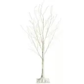 Viking Choice Künstlicher Baum 180 cm mit LED-Beleuchtung – Dekoration Birke