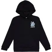 Roxy Hoodie "Surf Feeling Brushed", Kinder, Gr. 8(125-130cm), grau (anthrazit), Obermaterial: 60% Baumwolle, 40% Polyester., Sweatshirts Hoodie