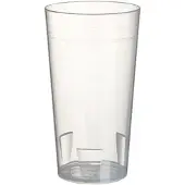 Starpak Trinkbecher , Mehrweg, 0,4 l, Ø 75 mm, mit Füllstrich & Stapelkante, unzerbrechlich, spülmaschinengeeignet, PP, transluzent, 10 Stück