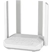 Keenetic Sprinter (KN-3711) AX3000 Mesh-Wi-Fi-6-Gigabit-Router/Extender mit einem 4-Port-Gigabit-Smart-Switch, Wi-Fi 6 (802.11ax), Dual-Band (2,4 GHz/5 GHz), Ethernet/LAN, Tabletop-Router