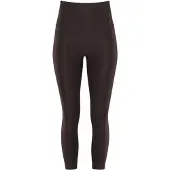 Winshape Leggings "7/8-Tights HWL317C", Damen, Gr. XL, Normalgrößen, espresso, 85% Polyester, 15% Elasthan, Hosen Leggings, mit V-Shape Applikation und Core-Bund