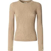 Pepe Jeans für Damen. PL7000025 Carla beige Pullover (XS), Lässig, Baumwolle