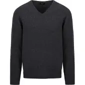 William lockie V-Auschnitt Pullover Anthrazit