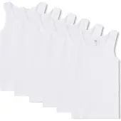 Sanetta Unterhemd "Unterhemd 6er Pack", Jungen, Gr. 140, N-Gr, weiß, Obermaterial: 100% Baumwolle CO., Unterhemden Unterhemd