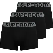 Superdry für Herren. M3110450B 3er Pack Boxershorts Marca schwarz (XXL), Heimtextilien, Baumwolle