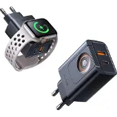 Mcdodo CH-3700 30W 2-in-1 USB-C+A Ladegerät, schwarz