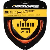 Jagwire Pro Shift 1-fach Schaltzugset Orange - Überragende Performance für MT...