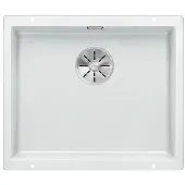 BLANCO SUBLINE 500-U, Schrankwaschbecken, Silgranit, Weiß, 60 cm, Deutschland