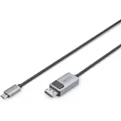 Digitus USB-C - DisplayPort Adapterkabel, 8K / 30 Hz, 1 m, USB Typ-C, DisplayPort, Stecker, Stecker, Gerade