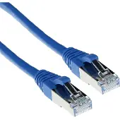 ACT FB7615, 15 m, Cat6a, S/FTP (S-STP), RJ-45, RJ-45, Blau