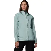 Columbia Sportswear Columbia Pouring Adventure Iii Jacke Grau L Frau Grau L