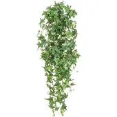Creativ Green Kunstranke "Englische Efeuranke", grün, H:120cm, Kunststoff, Polyester, Kunstpflanzen, Kunstranke, hängender Efeu, ohne Topf