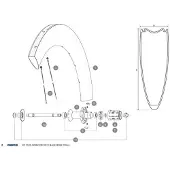 Mavic Cxr Ultimate 80 T 2013 Rear Speiche 10 Einheiten