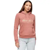 Superdry Luxe Metallic Logo Kapuzenpullover