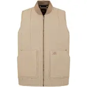 Dickies Quilted Canvas Weste Beige M Herren Beige M