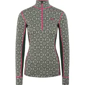 Kari Traa Merino Base Layer Rose Half Zip Thyme - XL