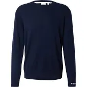 Pepe Jeans für Herren. PM7000013 Andre marineblauer Pullover (L), Lässig, Baumwolle
