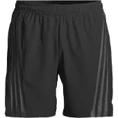 Adidas Shorts PERFORMANCE "DESIGNED-FOR-TRAINING 3-STREIFEN", Herren, Gr. M, Länge 7, schwarz (schwarz, innenbeinlänge ca. 18 cm), Obermaterial: 87% Polyester, 13% Elasthan, Hosen Shorts