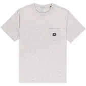 Element Sporttop "Icon Label Pocket", Herren, Gr. XL, grau (mid grau heather), Obermaterial: 100% Baumwolle., Tops Sporttop
