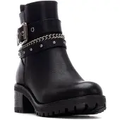 Refresh für Damen. 17291803-NEGRO Stiefelette 172918 schwarz (37), 3 bis 5 cm, Reißverschluss, Lässig