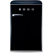 Sogo Retro Eintüriger Kühlschrank