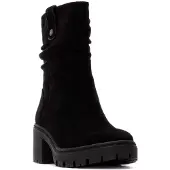 Refresh für Damen. 17302103-NEGRO Stiefelette 173021 schwarz (38), 3 bis 5 cm, Reißverschluss, Lässig