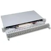 EFB Elektronik B71006.24OM4 Spleißbox ST 50/125μ OM4 ausziehbar 24 Pigtails/24 Kuppl. B7100624OM4