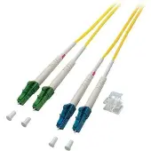 EFB Elektronik O0384.20 Duplex Jumper LC-LC/APC 9/125μ, OS2, LSZH, gelb, 2.0mm, 20m O038420