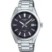 Casio Quarzuhr EDIFICE, silber (silberfarben, schwarz), Armbanduhren, Herren, Quarzuhr, Armbanduhr, Herrenuhr, Edelstahlarmband, analog, Tag, Neo-Display