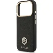 GUESS Grained Strass Logo Magsafe Iphone 17 Pro Handyhülle One Size