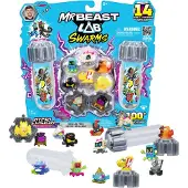 BEAST LAB Mr. Beast Lab Swarms Minifiguren 14er-Pack Mega Lab 3 3 cm Sortiment (4)
