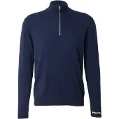 Pepe Jeans für Herren. PM7000012 Andre Mock Zipper Pullover navy (L), Lässig, Baumwolle, Marine
