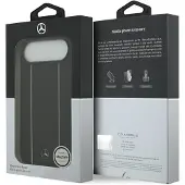 Mercedes Leather Star Pattern Stripes Magsafe Iphone Air Handyhülle
