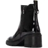 Xti für Damen. 14427701-NEGRO Stiefelette 144277 schwarz (40), 3 bis 5 cm, Reißverschluss, Lässig