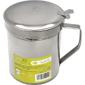 ORYX Edelstahl-Fleischbräter 0,5 Liter. Mit Sieb und Deckel