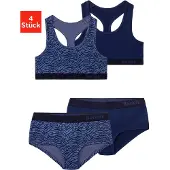 LASCANA . Set: Bustier mit Panty, 4 Stk. tlg., in tonigem Zebramuster