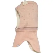 Maximo Schlupfmütze , Mädchen, Gr. 55, beige, Feinstrick, Baumwolle, gemustert, Mützen Schlupfmütze, im Katzen-Design, Topseller