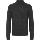 Blend Rollkragenpullover "Rollkragenpullover BHPatta", Herren, Gr. M, grau (pewter mix), Obermaterial: 100% Polyacryl PAN., Pullover Rollkragenpullover