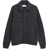 Armedangels MAARK STRICK-OVERSHIRT | Bio-Baumwoll-Mix - grau (XL)
