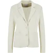 MADELEINE Jersey-Blazer in modischer Kurzform in perlweiß | Gr.: 36