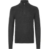 Blend Troyer "Troyer BHPatti", Herren, Gr. M, grau (pewter mix), Obermaterial: 100% Polyacryl PAN., Pullover Troyer