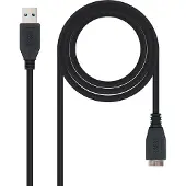 Nanocable USB 3.0 A zu Micro USB-B-Kabel 10.01.110-BK Schwarz