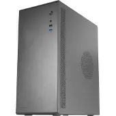 Tacens NOVAX, Mini Tower, PC, Schwarz, micro ATX, Mini-ITX, Stahl, Heimbüro