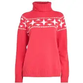 8848 Altitude Sage Wool Rollneck Sweat poinsetta red (D3) 38