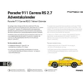 Franzis Porsche 911 Carrera RS 2.7 Hellgelb Adventskalender