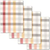 Dyckhoff Geschirrtuch "MULTIDRY", bunt (rot, orange, grau, weiß), B:50cm L:70cm, 100% Baumwolle, Geschirrtücher, Geschirrtuch, in hochwertiger Doubleface Qualität