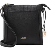 L.credi Umhängetasche Marlies Crossbody Bag Black schwarz