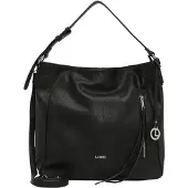 L.credi Schultertasche Umhängetasche Jana Hobo Black schwarz
