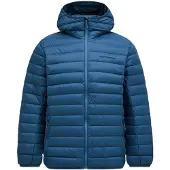 Peak Performance - Down Liner Hood Jacket - Daunenjacke Gr L blau